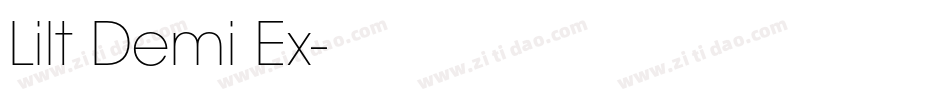 Lilt Demi Ex字体转换